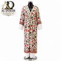 Indian wool emb.stone dress
