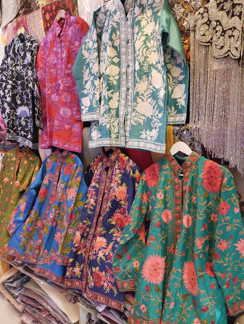 Indian raw silk jacket