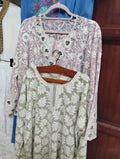 Kasmiri raw Silk dress