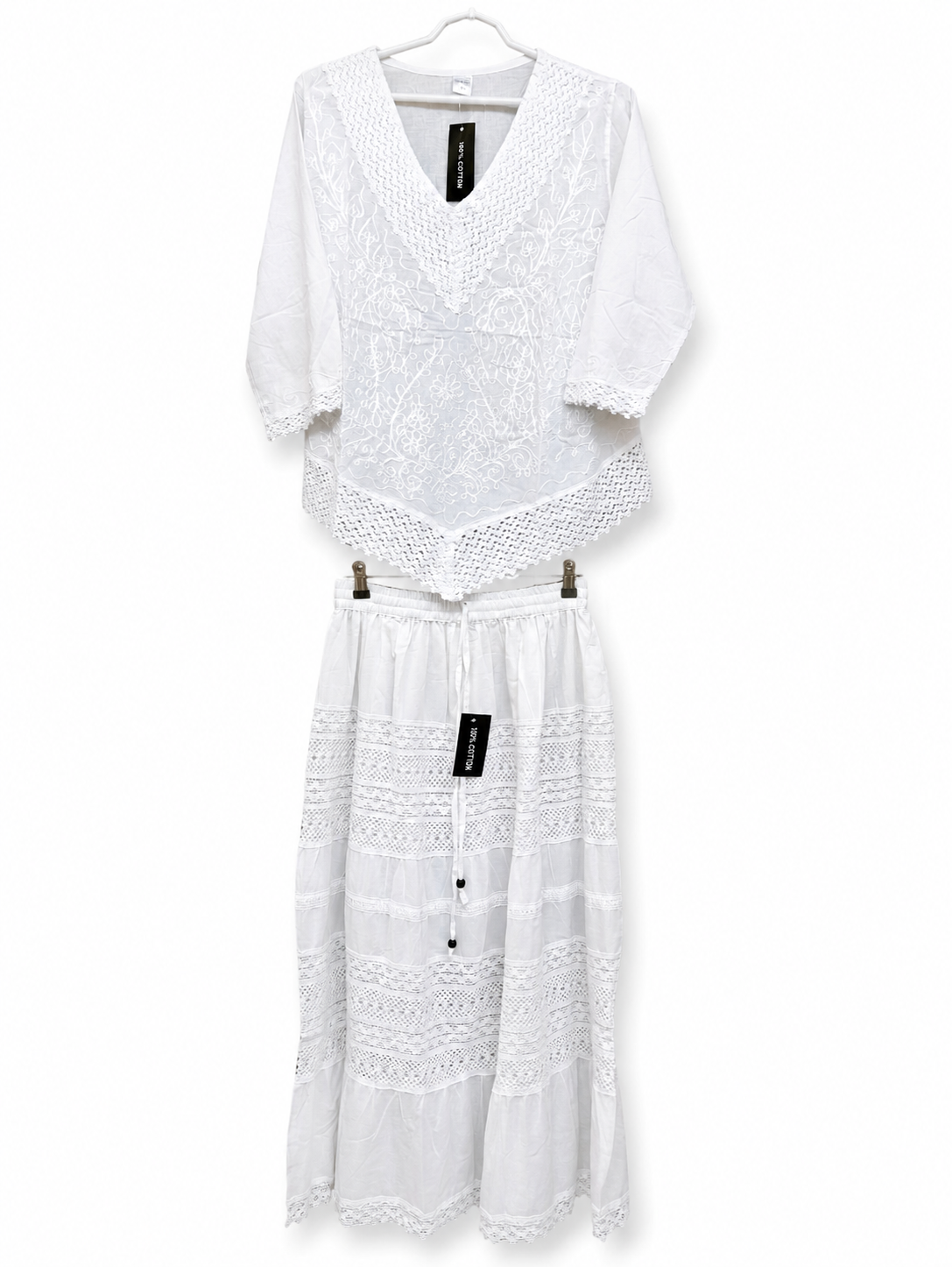Indian cotton tops & scart